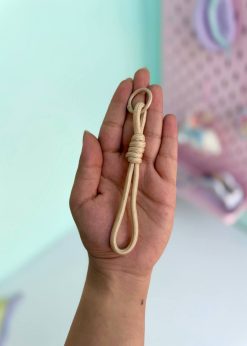 آویز چارم بگ قفل دار پاستلی