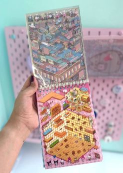 استیکر سه بعدی سیمی کرومی و ملودی