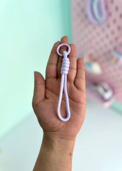 آویز چارم بگ قفل دار پاستلی