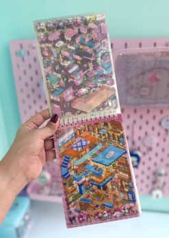 استیکر سه بعدی سیمی کرومی و ملودی