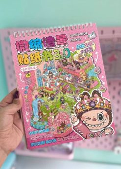 دفتر استیکر سه بعدی سیمی لبوبو