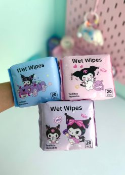 دستمال مرطوب مربعی کورومی پاستلی