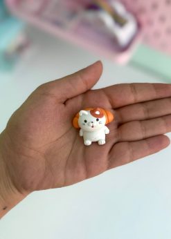 دکوری کوچک گربه و نان باگت کیوت