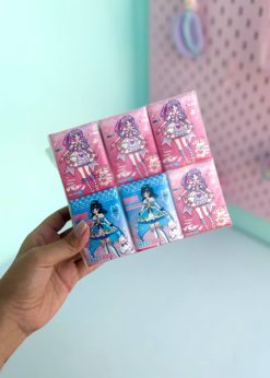 پک دستمال کاغذی انیمه ای رنگی رنگی