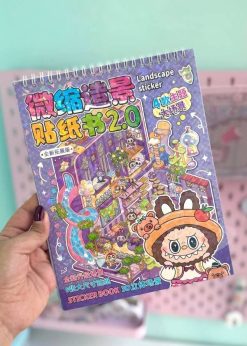 دفتر استیکر سه بعدی سیمی لبوبو