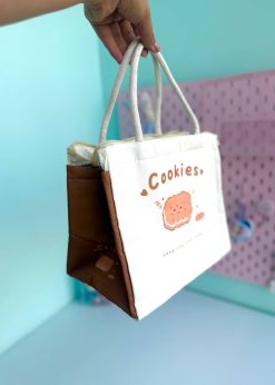 کیف ظرف غذای مربعی کوکی کیوت