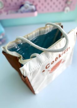 کیف ظرف غذای مربعی کوکی کیوت