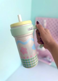 تامبلر گلدار نی دار پاستلی