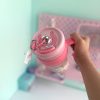 تراول ماگ دسته دار گربه و توت فرنگی