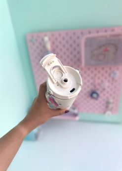 تراول ماگ تامبلر پاپی کیوت گلدار