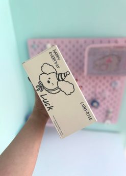 تراول ماگ پاپیون دار کیوت صورتی پاستلی