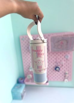 تراول ماگ هپی پاپی کیوت پاستلی