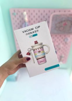 تامبلر دسته دار چهارخونه طوسی صورتی