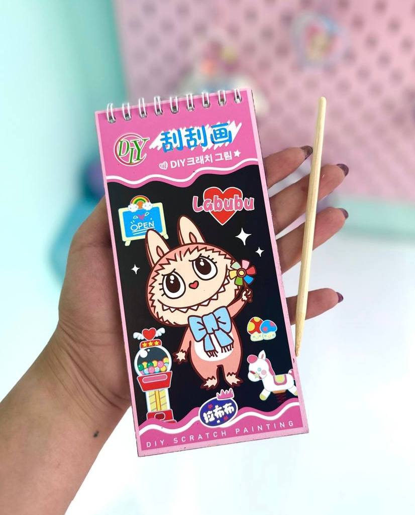 نقاشی اسکرچ سیمی لبوبو کیوت