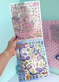 دفتر استیکر سه بعدی سیمی لبوبو