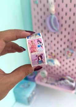 استیکر رولی باربی پاستلی کیوت