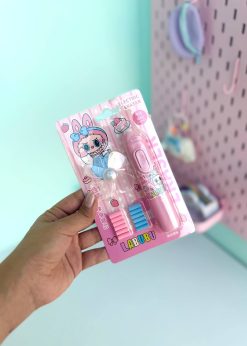 پاک کن برقی لبوبو صورتی پاستلی