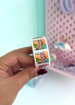 استیکر رولی کیوت گرل موتور سوار