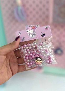 پک مروارید شاینی کرومی یاسی