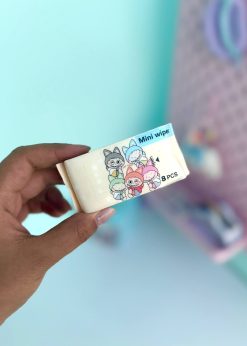 دستمال مرطوب جیبی لبوبو رنگی رنگی