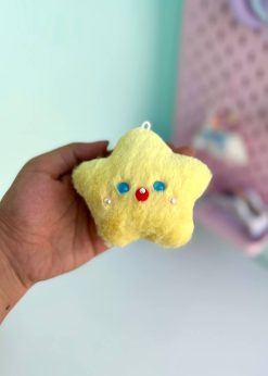 عروسک چارم بگ پولیشی ستاره زرد