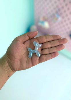 آویز پاپی بادکنکی کروم کیوت رنگی