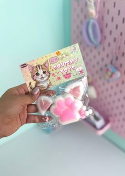 فیجت پنجه گربه صورتی پاستلی