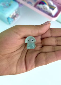 دکوری شبتاب پاپی نشسته کیوت سبزآبی