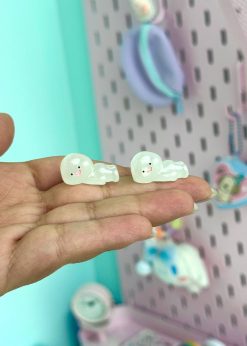 دکوری شبتاب شبح خوابیده سفید