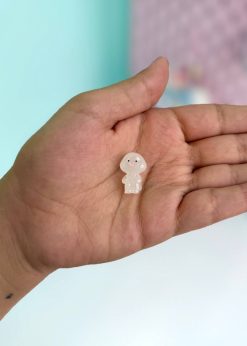 دکوری شبتاب شبح نشسته سفید