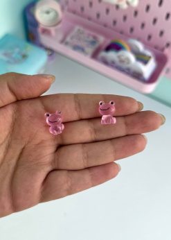 دکوری شبتاب قورباغه کوچک پاستلی