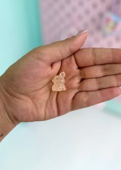 دکوری شبتاب خرگوش نشسته پاستلی