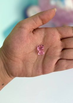 دکوری شبتاب قورباغه کوچک پاستلی