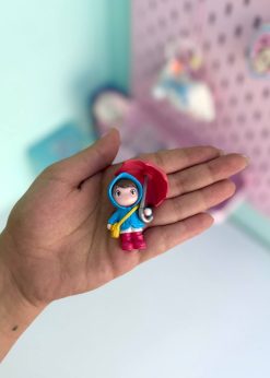 دکوری دختر چتر دار کیوت رنگی