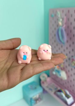 دکوری خوک گرد تپلی صورتی