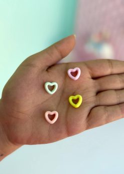 دکوری قلبی رنگی رنگی