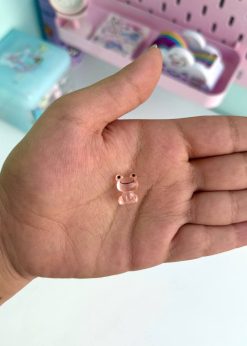 دکوری شبتاب قورباغه کوچک پاستلی