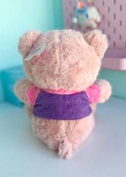 عروسک پولیشی تدی نشسته صورتی