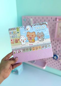 تقویم ۱۴۰۵ انیمالز صورتی