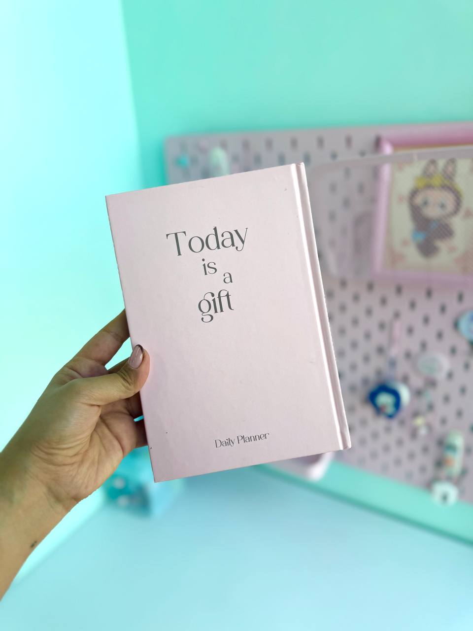 پلنر مستطیلی صورتی پاستلی