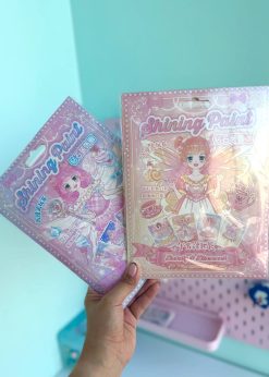 نقاشی الماسی استیکری انیمه ای پاستلی