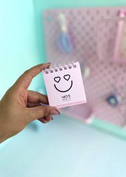 تقویم ۱۴۰۴ مربعی کوچک صورتی پاستلی