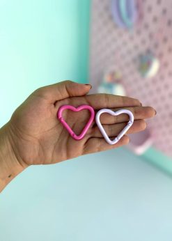 قفل فانتزی فلزی قلبی پاستلی