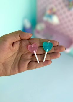 آویز آبنباتی قلبی پاستلی