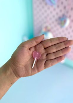 آویز آبنباتی قلبی پاستلی