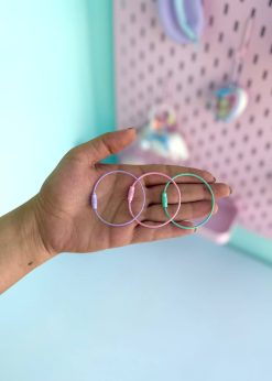 قفل فلزی دایره ای پاستلی