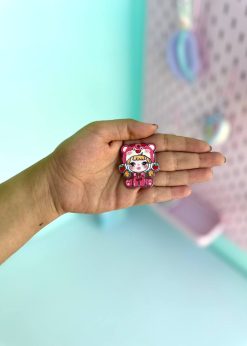 آویز پیکسلی کارتونی رنگی رنگی