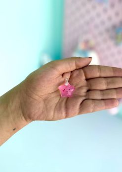 آویز شبتاب ماه و ستاره پاستلی