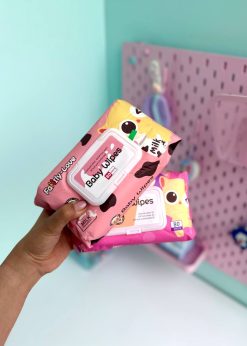 دستمال مرطوب میلکی مستطیلی