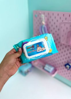 دستمال مرطوب مستطیلی کیوت آبی